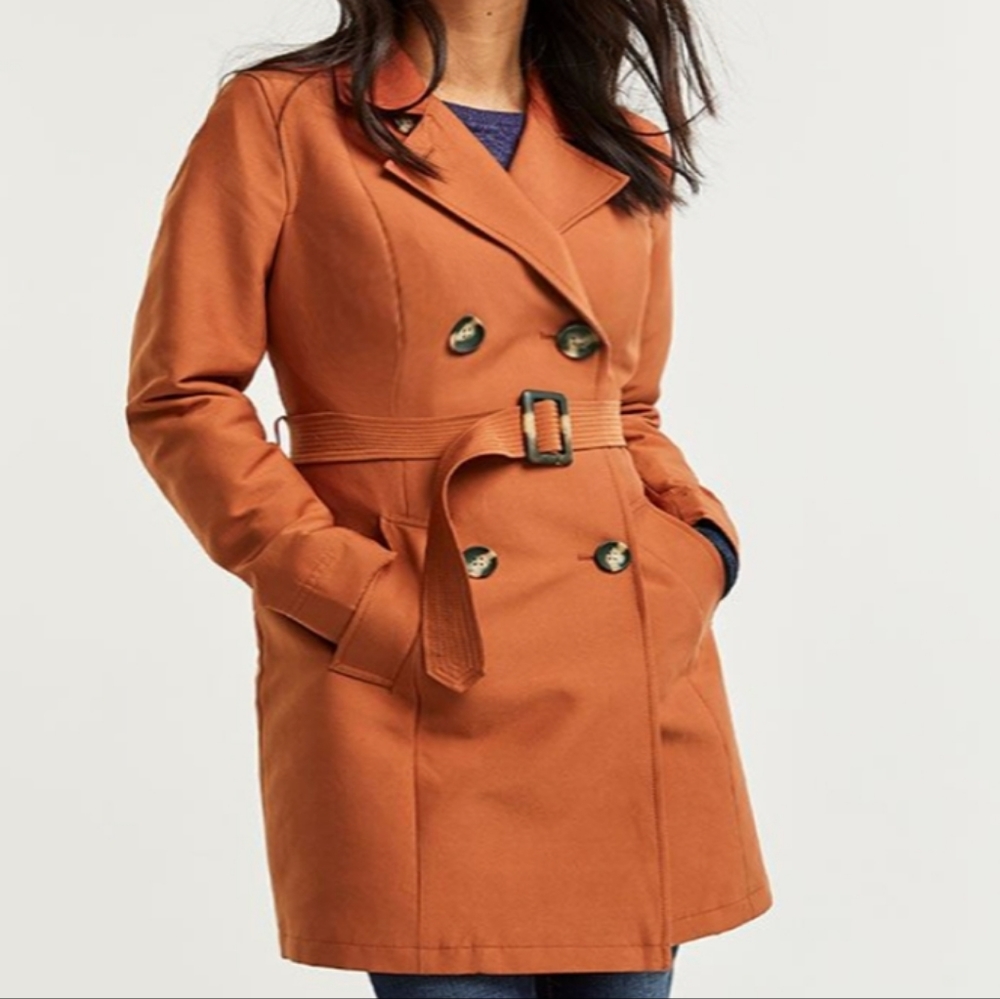 Tailored Collar Belted Trench